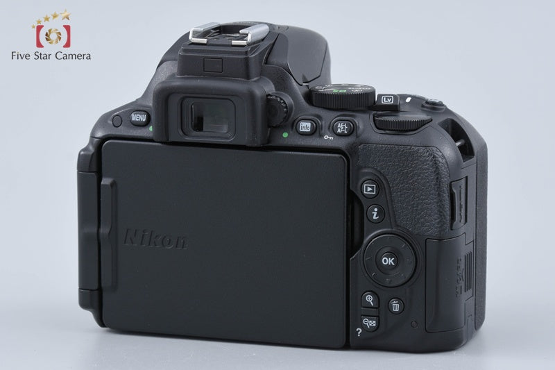 Nikon D5500 Black 24.2 MP Digital SLR Camera 18-55 VR II Lens w/ Box