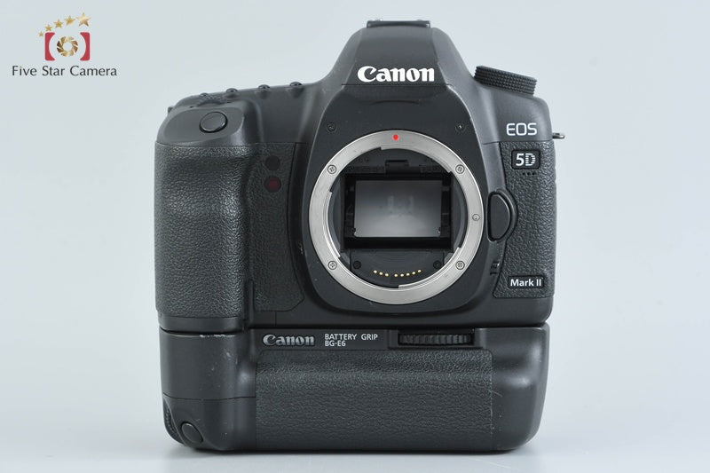 Canon EOS 5D Mark II 21.1 MP Full Frame DSLR Camera + BG-E6 Battery Grip