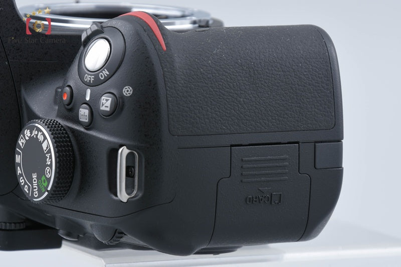 "Shutter count 3,666" Nikon D3200 Black 24.2 MP Digital SLR Camera Body