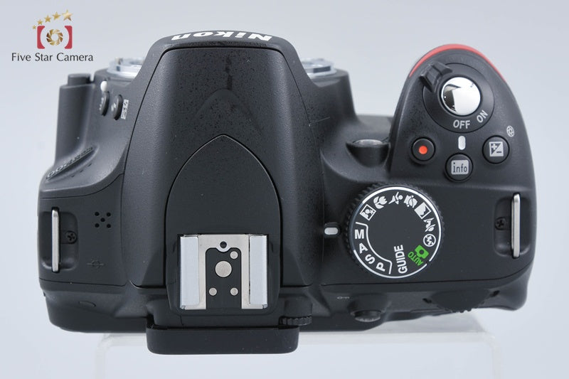 "Shutter count 3,666" Nikon D3200 Black 24.2 MP Digital SLR Camera Body