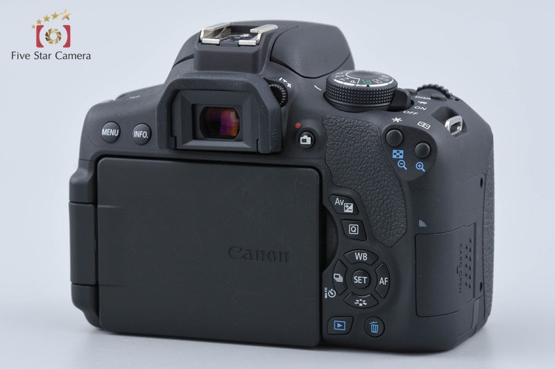 "Count 2,606" Canon EOS Kiss X8i / Rebel T6i / 750D 24.2 MP DSLR Camera Body