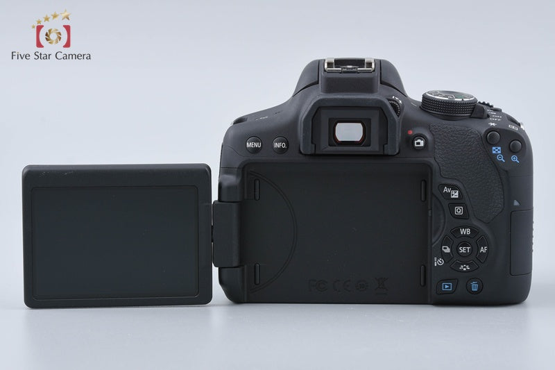 "Count 2,606" Canon EOS Kiss X8i / Rebel T6i / 750D 24.2 MP DSLR Camera Body