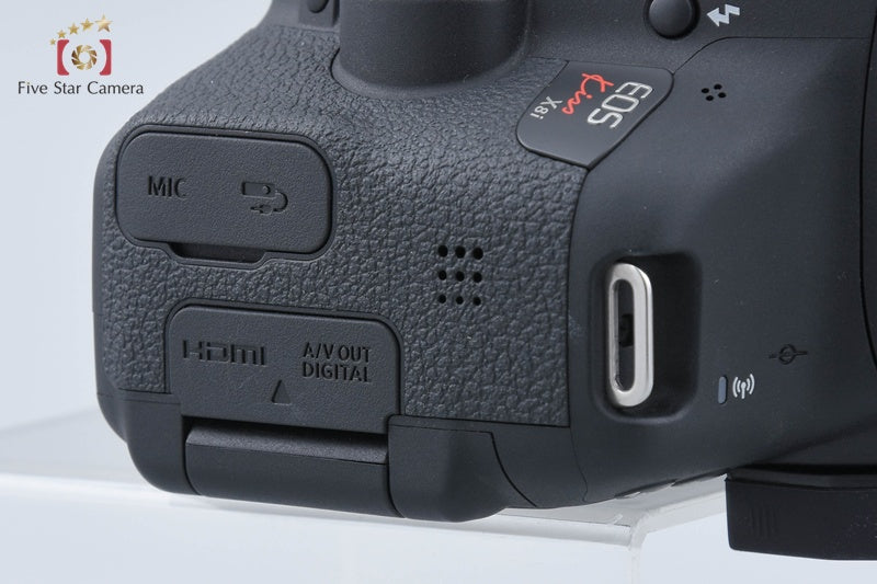 "Count 2,606" Canon EOS Kiss X8i / Rebel T6i / 750D 24.2 MP DSLR Camera Body