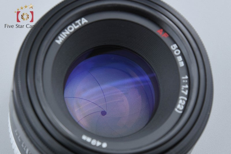 Minolta AF 50mm f/1.7 Early Model Sony / Minolta A Mount Lens
