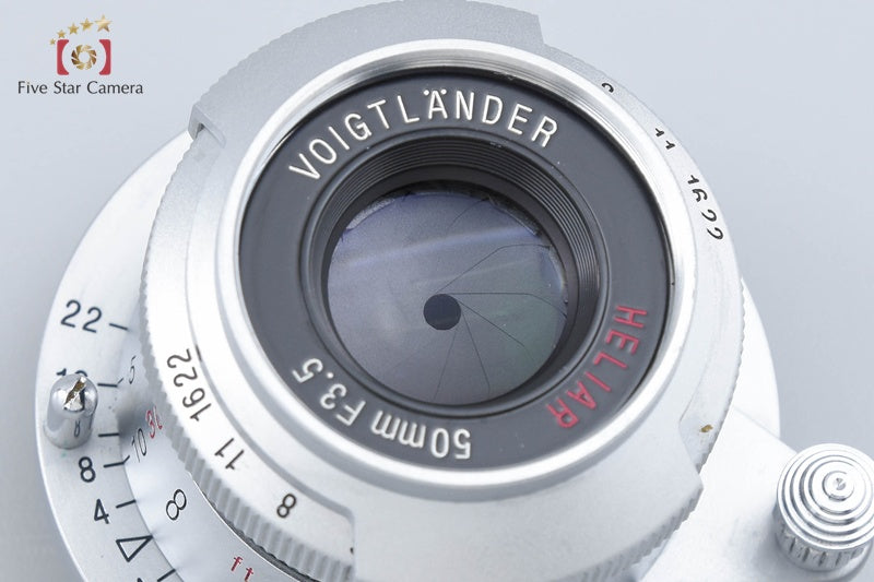 Voigtlander HELIAR 50mm f/3.5 BESSA T HELIAR 101 Years Model L39 Mount