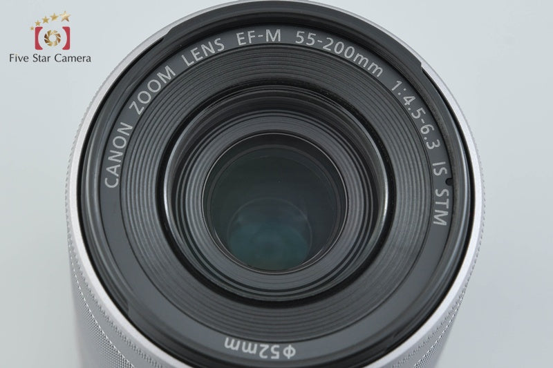 Canon EF-M 55-200mm f/4.5-6.3 IS STM Silver