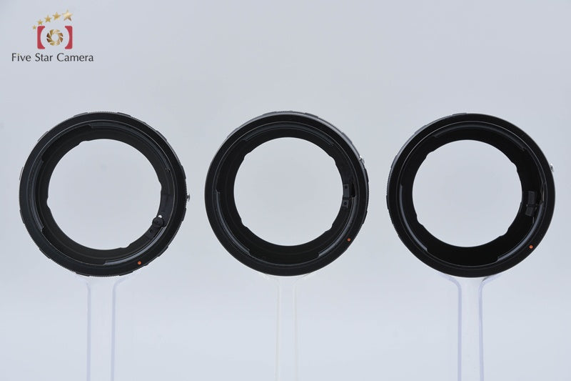 Pentax 6x7 Extension Tube Set No.1, No.2, No.3