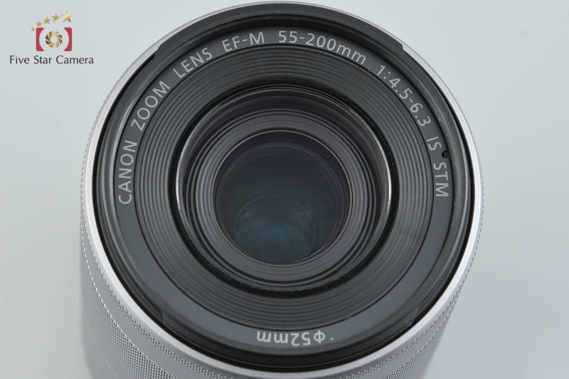 Canon EF-M 55-200mm f/4.5-6.3 IS STM Silver