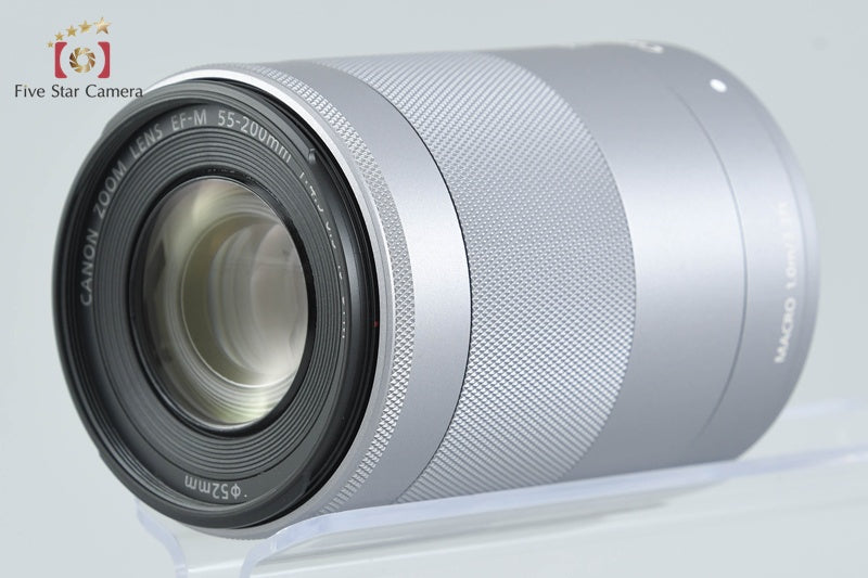 Canon EF-M 55-200mm f/4.5-6.3 IS STM Silver