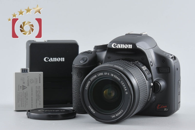 "Count 3,828" Canon EOS Kiss X3 / Rebel T1i / 500D 15.1 MP EF-S 18-55 IS Lens