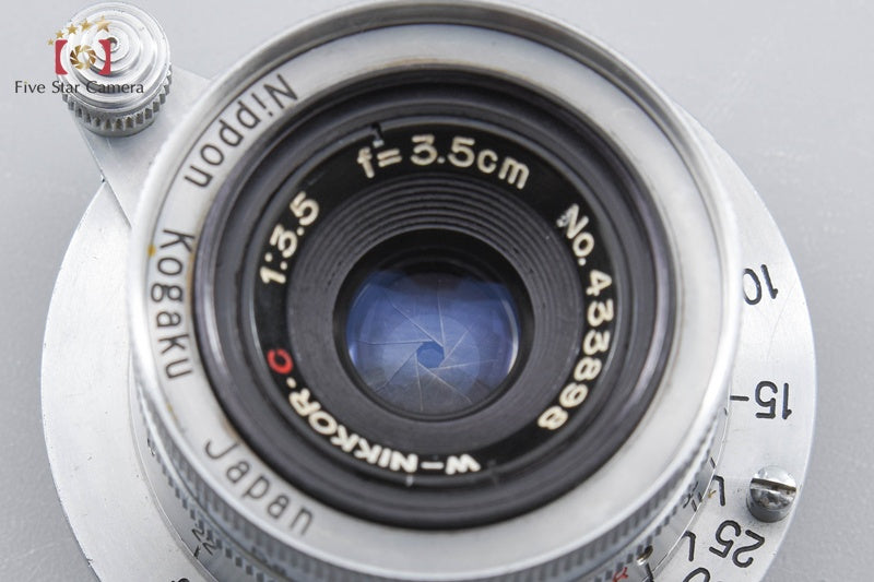 Nikon W-NIKKOR.C 35mm f/3.5 L39 LTM Leica Thread Mount