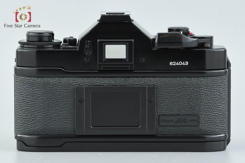 Canon A-1 Black 35mm SLR Film Camera + New FD 50mm f/1.4