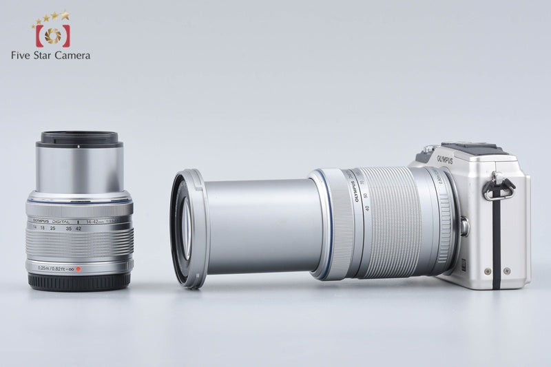 "Count 1,103" Olympus PEN Lite E-PL2 Champagne Gold 12.3 MP 14-42 40-150 Lenses