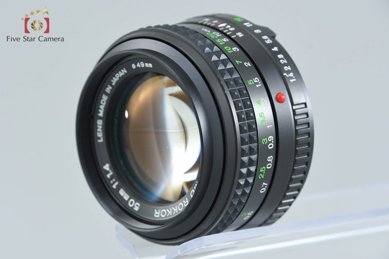Minolta MD ROKKOR 50mm f/1.4