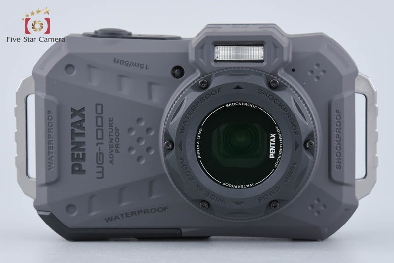 Ricoh PENTAX WG-1000 Glay 16.3 MP Waterproof Action Camera w/ Box