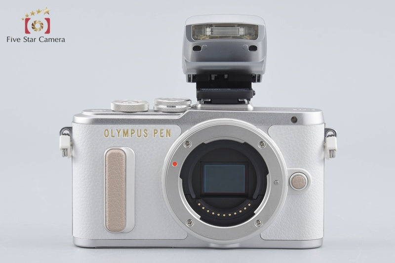 "Count 883" Olympus PEN E-PL8 White 16.1 MP Digital Mirrorless Camera w/ Box