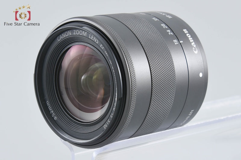 Canon EOS M3 Black 24.2 MP Digital Camera EF-M 18-55 IS STM Lens