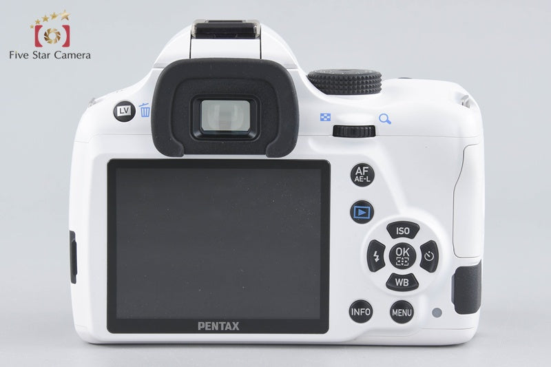 Count 1,727 Pentax K-50 White 16.3 MP Digital SLR Camera 18-135 WR Lens w/ Box