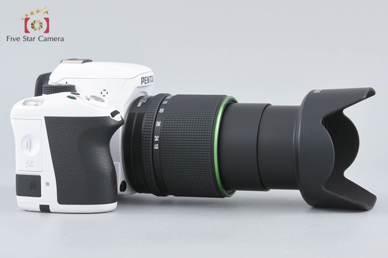 Count 1,727 Pentax K-50 White 16.3 MP Digital SLR Camera 18-135 WR Lens w/ Box