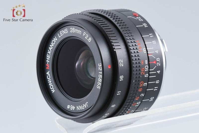 Konica M-HEXANON 28mm f/2.8 Leica M Mount Lens