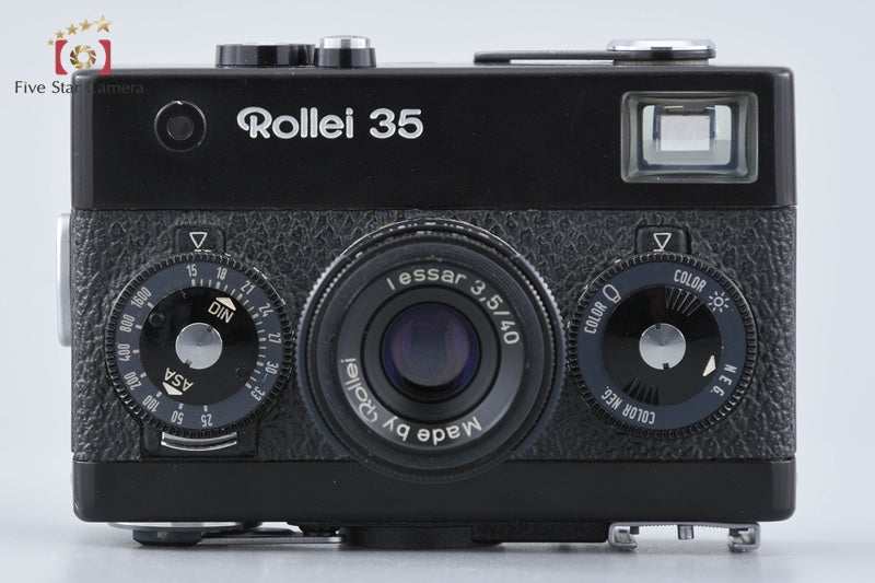 Rollei 35 Black 35mm Point & Shoot Film Camera