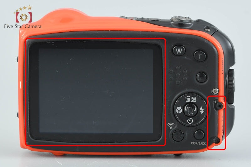 Fujifilm FinePix XP70 Orange 16.4 MP Digital Camera
