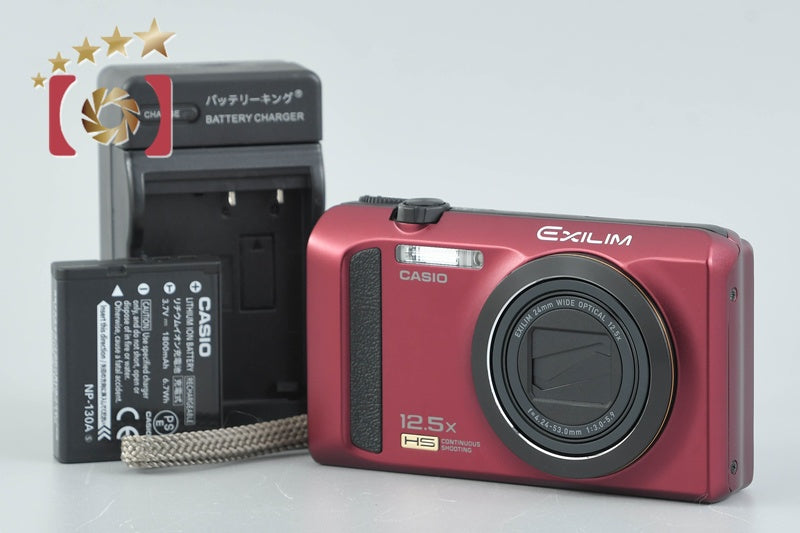 Casio HIGH SPEED EXILIM EX-ZR300 Red 16.1 MP Digital Camera