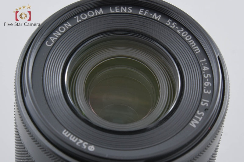 Canon EF-M 55-200mm f/4.5-6.3 IS STM Black