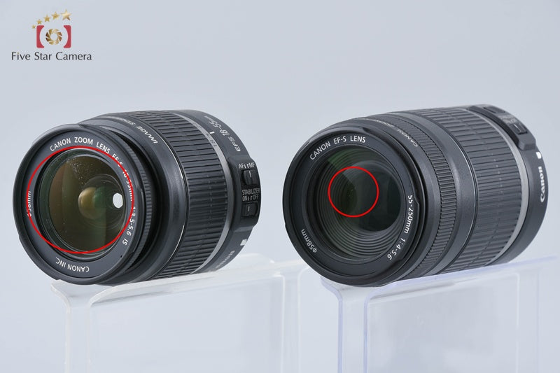 "Count 3,527" Canon EOS Kiss X3 / Rebel T1i / 500D 15.1 MP 18-55 55-250 Lenses