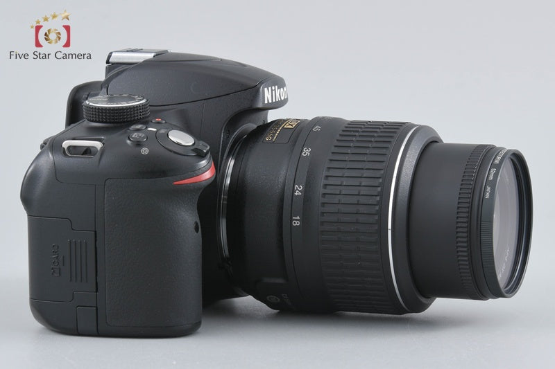 Nikon D3200 Black 24.2 MP DSLR 18-55 VR Lens w/ Box