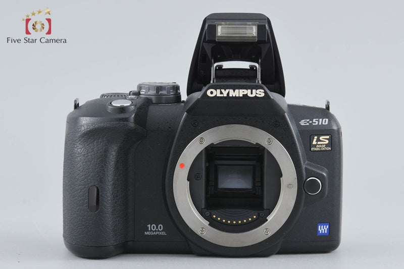 "Count 561" Olympus E-510 10.0 MP Digital SLR Camera 14-42 40-150 Lenses w/ Box