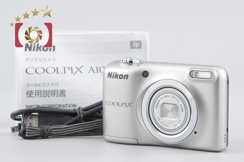 Nikon COOLPIX A10 Silver 16.2 MP Digital Camera