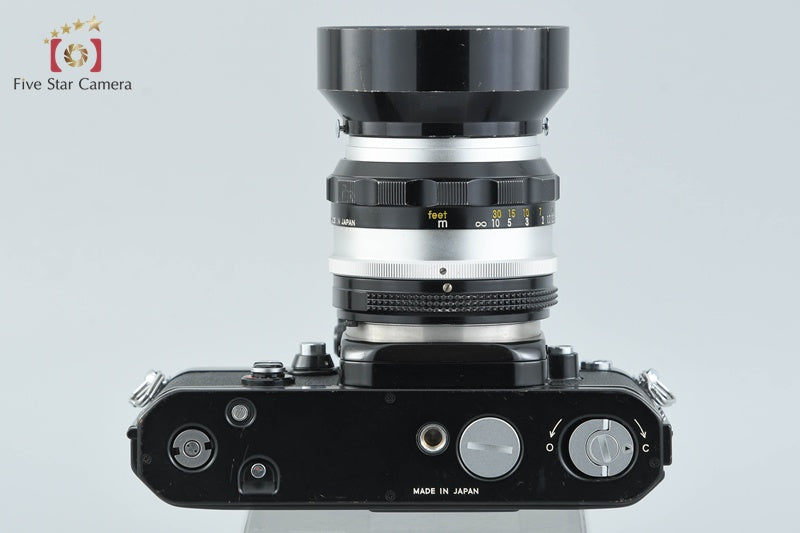 Nikon F2 Photomic A Black + NIKKOR-S Auto 50mm f/1.4 Ai Converted