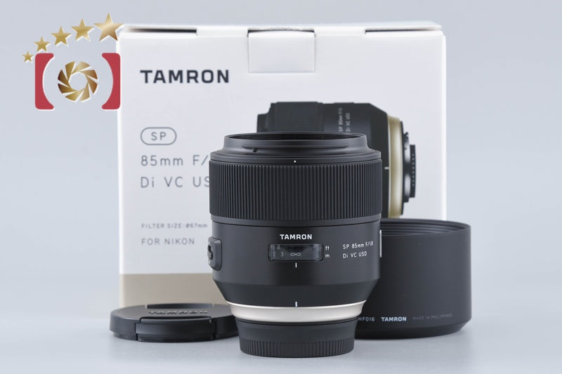 Tamron F016 SP 85mm f/1.8 Di VC USD for Nikon w/ Box
