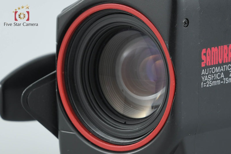 Kyocera Samurai X3.0 Red Point & Shoot Half Frame 35mm Film Camera