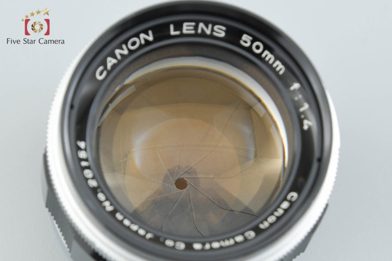 Canon 50mm f/1.4 L39 Leica Thread Mount Lens