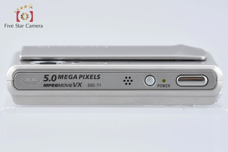 Sony Cyber-Shot DSC-T1 Silver 5.0 MP Digital Camera