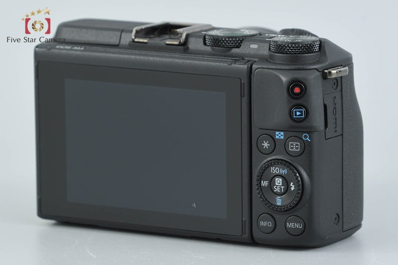 Canon EOS M3 Black 24.2 MP Digital Camera EF-M 15-45 55-200 Lenses