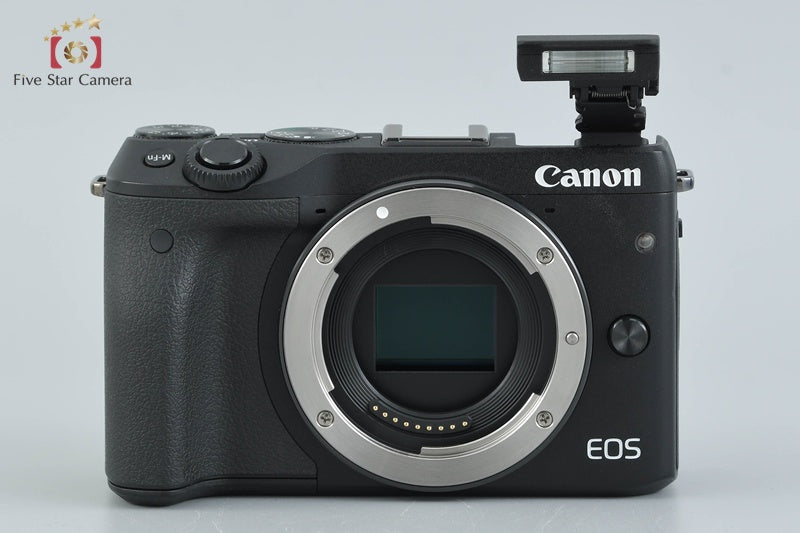 Canon EOS M3 Black 24.2 MP Digital Camera EF-M 15-45 55-200 Lenses