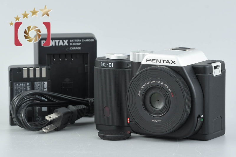 "Shutter count 6" PENTAX K-01 Black 16.2 MP DSLR 40 Lens