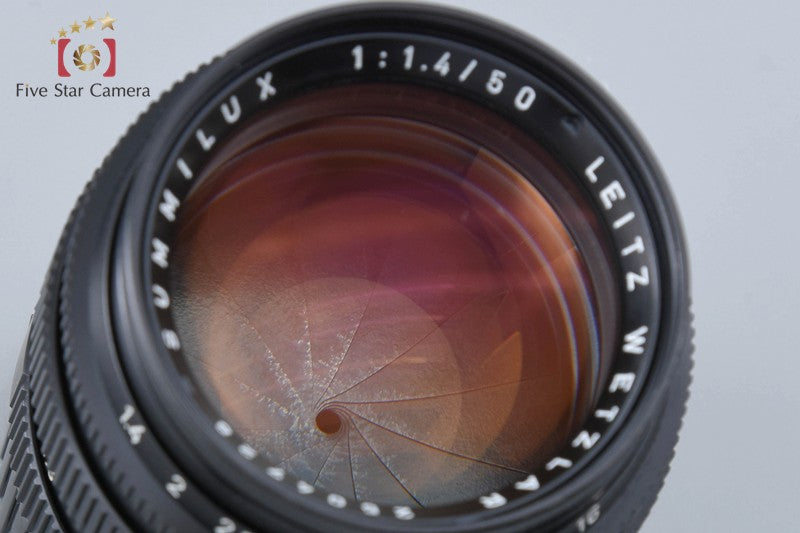 Leica SUMMILUX 50mm f/1.4 2nd Leica M Mount 2026.03 Overhauled!!