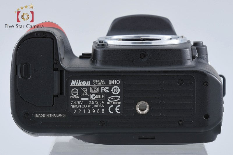 "Shutter count 3,418" Nikon D80 10.2 MP Digital SLR Camera Body