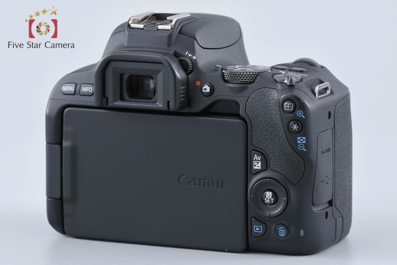 "Count 5,986" Canon EOS Kiss X9 / Rebel SL2 / 200D Black 24.2 MP DSLR 18-55 Lens