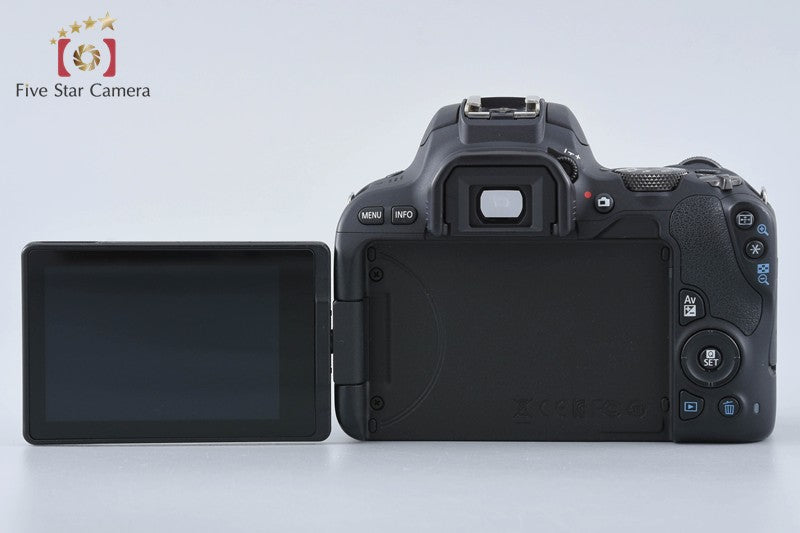 "Count 5,986" Canon EOS Kiss X9 / Rebel SL2 / 200D Black 24.2 MP DSLR 18-55 Lens