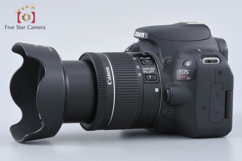 "Count 5,986" Canon EOS Kiss X9 / Rebel SL2 / 200D Black 24.2 MP DSLR 18-55 Lens