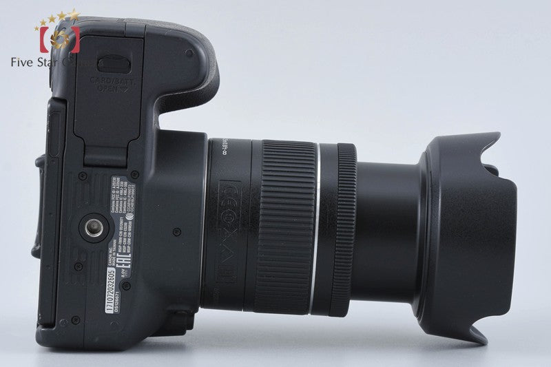 "Count 5,986" Canon EOS Kiss X9 / Rebel SL2 / 200D Black 24.2 MP DSLR 18-55 Lens