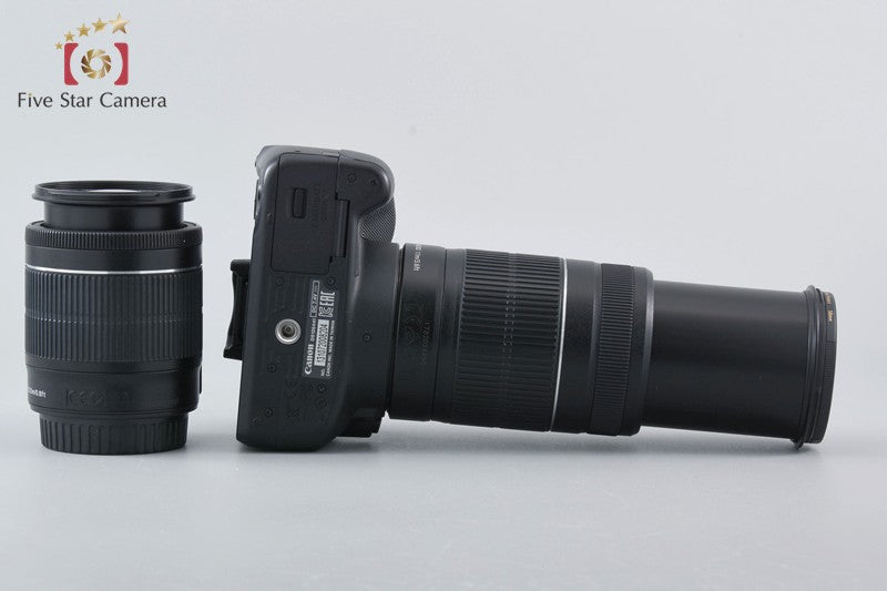 Canon EOS Kiss X7 / Rebel SL1 / 100D 18.0 MP DSLR 18-55 55-250 Lenses w/ Box
