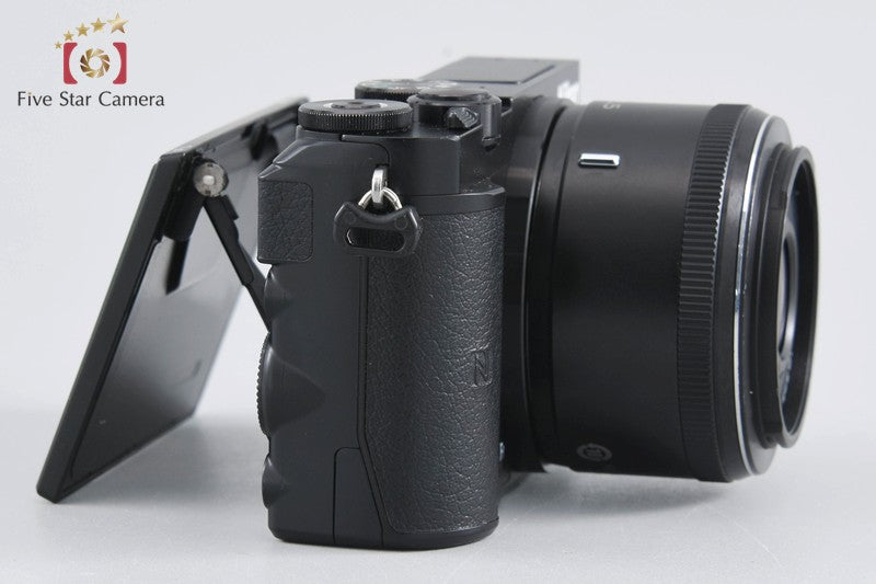 "Count 4,297" Nikon 1 J5 Black 20.8 MP Digital Camera + 1 NIKKOR 18.5mm f/1.8