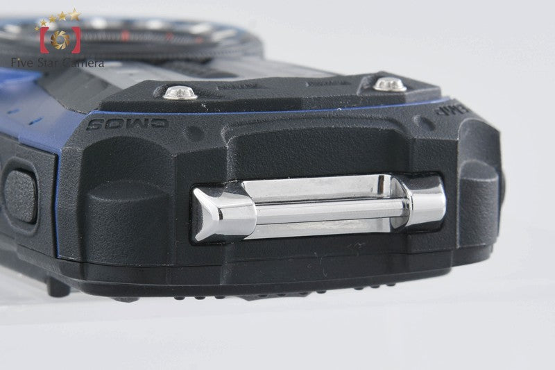 "Shutter count 52" Ricoh WG-40W Blue 16.0 MP Waterproof Action Camera