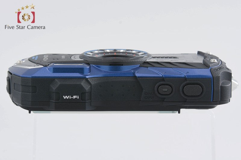 "Shutter count 52" Ricoh WG-40W Blue 16.0 MP Waterproof Action Camera